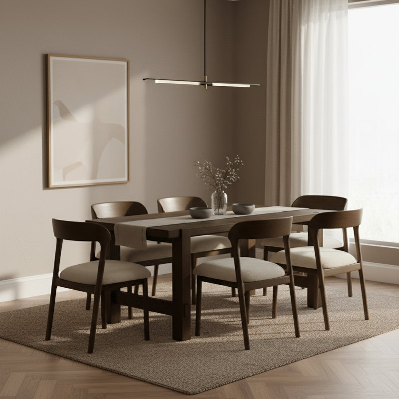 Kirstopher 86" Oak Dining Table, Brown