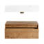 Wall-Mounted Bathroom  Vanity With Resin Sink
