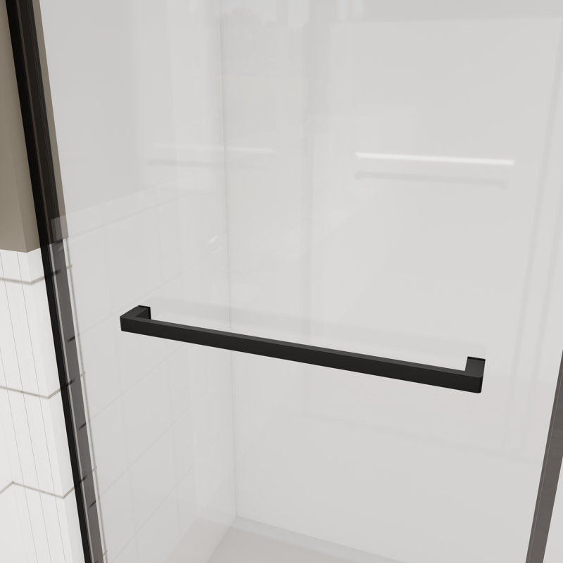 LEROKA Double Sliding Door with stainless steel door handle, 72" H x 60" W