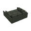 Canapé-lit modulaire rembourré avec rangement vert-906433891