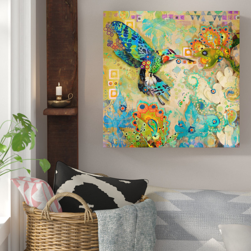 Evelia - Wrapped Canvas Painting, 122cm H x 122cm W x 3.81cm D