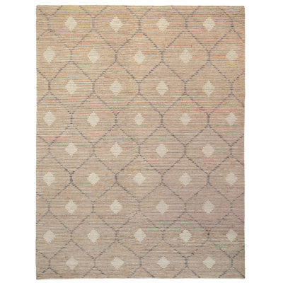 Reign Geometric Area Rug in Brown