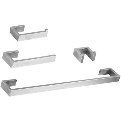 4 - Piece Bathroom Hardware Set