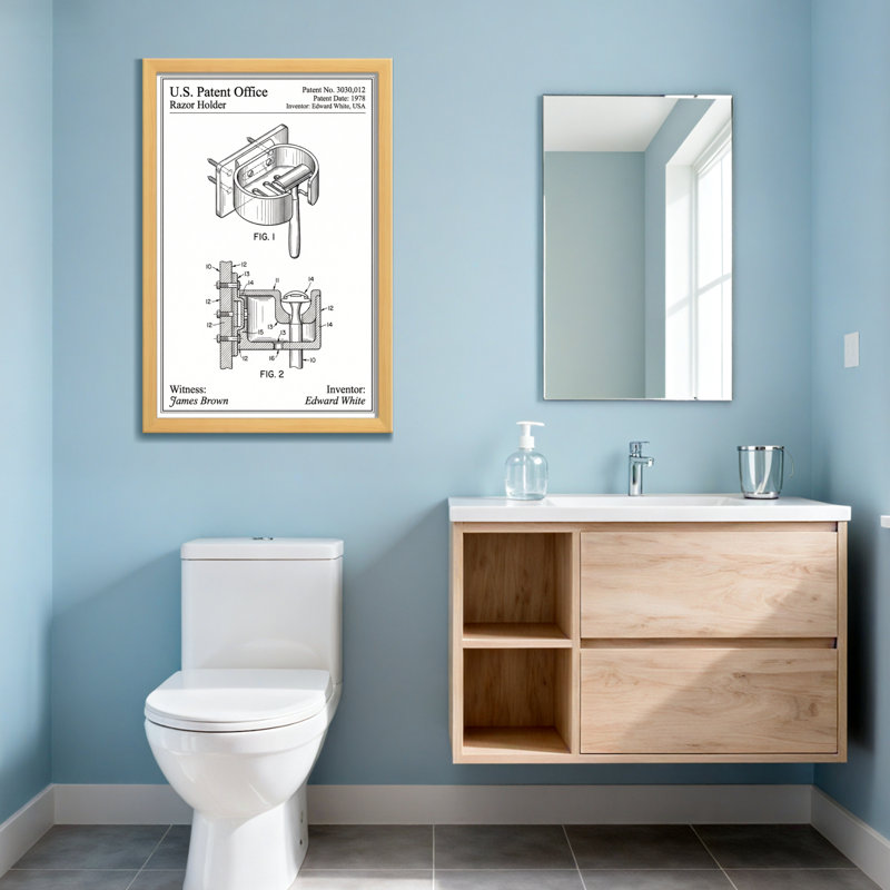 Bath and Laundry, Toile tendue, Ne s’applique pas, H 24 po x l 16 po