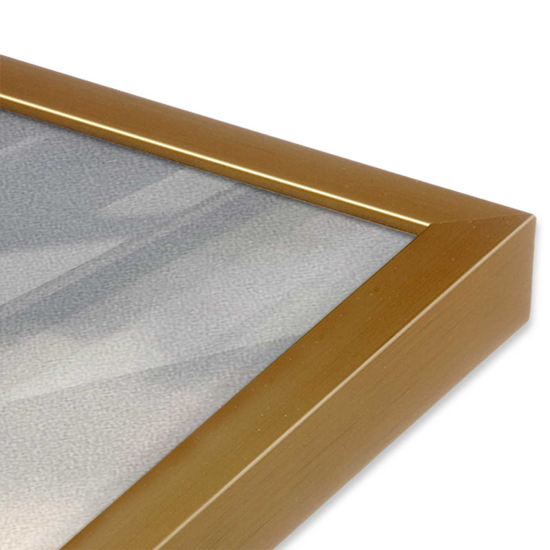 "Rosy Twilight" par Golden Glow Interiors 2 - Pièces sur papier, Or poli, H 21,25 po x l 17,25 po