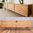 Solid wood minimalist log-style TV cabinet-86286535