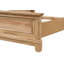Lit double de style campagnard avec tête de lit en planches et fabrication en bois durable pour une élégance intemporelle-949424336