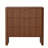 Storage Cabinet With Drawers, Wooden Cabinet With 3 Drawers Wavy Pattern Modern Bedside Cupboard Dressing Table For Bedroom Living Room Hallway Walnut Color-1076473483