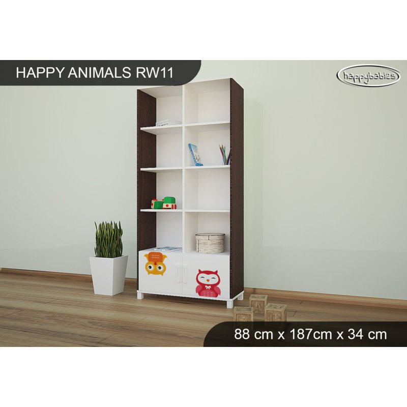 187cm H X 88cm W Animals Kids Cube, Wenge Chestnut