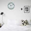 Horloge murale Minimalist Coastal Sea Fan Coral, 30 cm / 12 po