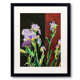 Bearded Irises Print by Owen Brown