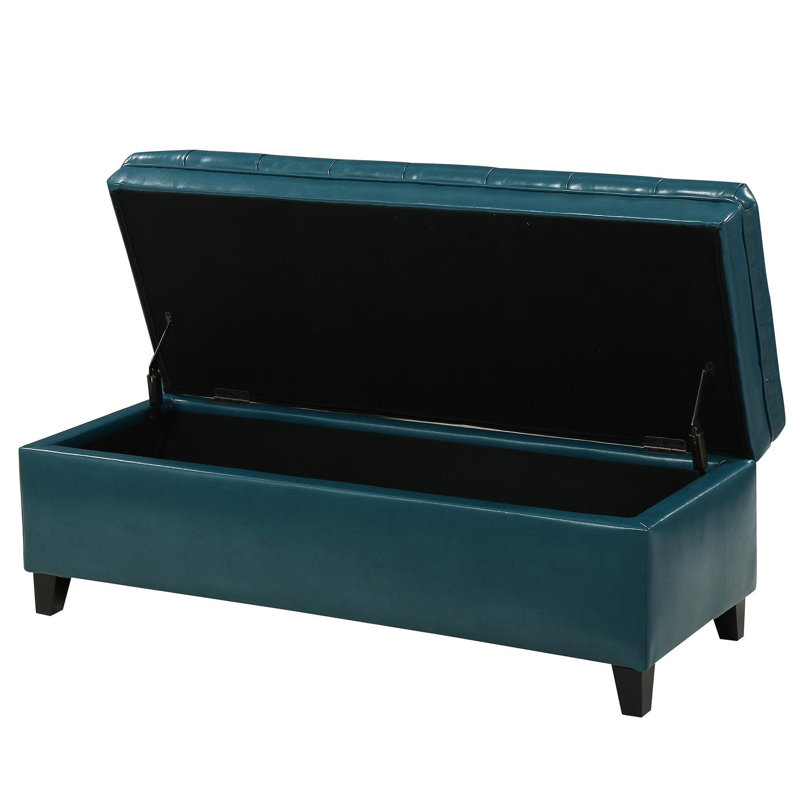 OTTOMAN DE RANGEMENT JULiana, Sarcelle