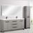 Wauconda Modern 72" Double Bathroom Vanity Set