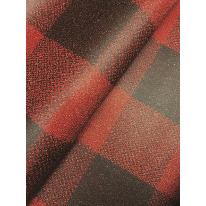 Papier peint Lumberjack, Rouge