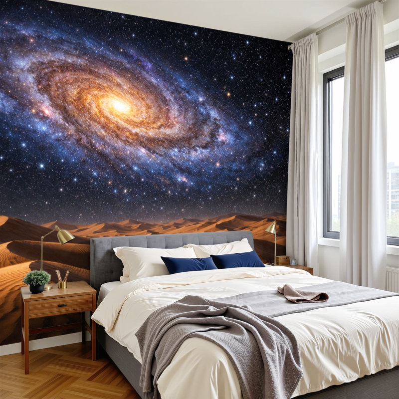 Papier peint adhésif auto-adhésif moderne pour la chambre à coucher L 96 po x l 69 po Peel and Stick, L 144 po x l 100 po