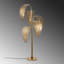 Modern Gold Floor Lamp with Metal Body, 28.0 x 28.0 x 61.8 inches | Base Plate Ø11.8 inches | 5 x E14 Socket (Max 40W) | Stylish On/Off Switch, Ideal for Glam Living Spaces & Contemporary Décor, IP20 Rated-348964960-348964961
