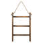 Porte-serviettes à 3 niveaux rustique en bois rustique