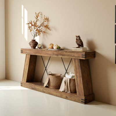 Table d'appoint à deux niveaux, table d'entrée unique, console fonctionnelle