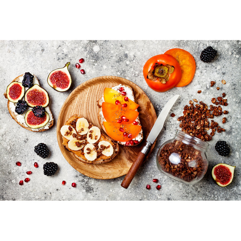 Healthy Breakfast by Sveta_zarzamora - Wrapped Canvas Print, 30cm H x 46cm W x 3.8 cm D