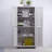 Accent Cabinet With Mirrored Doors And Adjustable Shelves-196096863