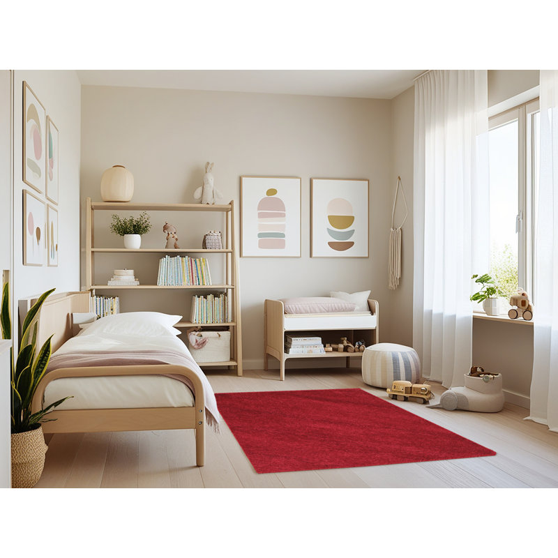 Tapis contemporain marron, Rectangle 4 pi x 6 pi