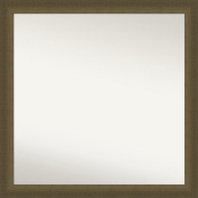 Yousaf Wall Mirror, 29.5" x 29.5", Square, Bronze