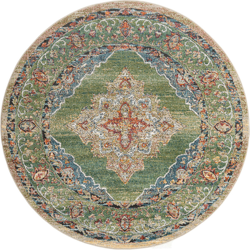 Mekalah Oriental Indoor Rug, Round 6'