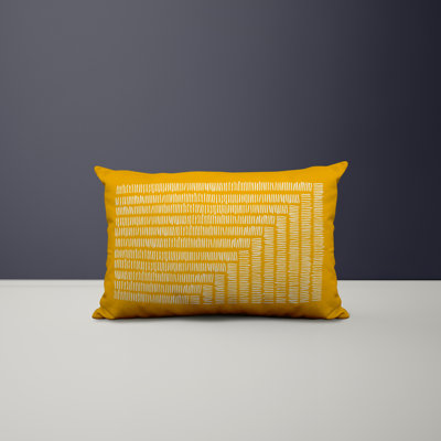 Polyester/Polyester Blend Lumbar Rectangular Indoor/Outdoor Pillow Cover & Insert