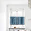 Kbndieu Valance Curtains for Kitchen - Window Light Blocking Short Rod Pocket Curtain Panels for Small Window Bathroom Basement-2018811405