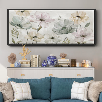 Garden Grays- Framed Canvas