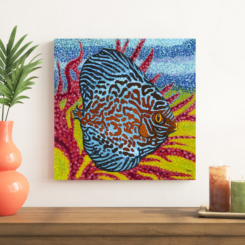 Brillant poisson tropical II, H 20 po x l 20 po x P 1,25 po