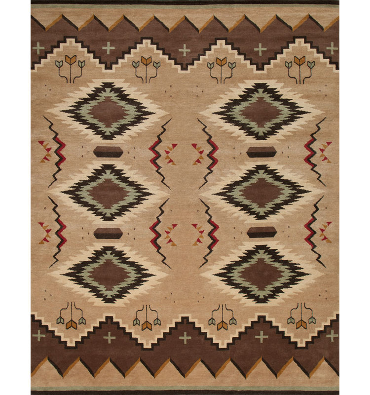 Mesa Wool Southwestern Area Rug, Rectangle 8' x 10'