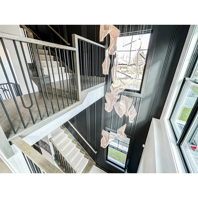 14 - Light Polished Chrome LED Cluster Pendant