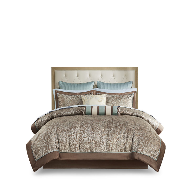 Complete Bedding Sets, Cotton Sheets Full Size, Modern Paisley Home