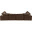 Canapé modulaire réversible en velours Hrannar-87141498