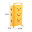 Children's bedroom bedside floor with pulleys movable 3-layer yellow duck trolley