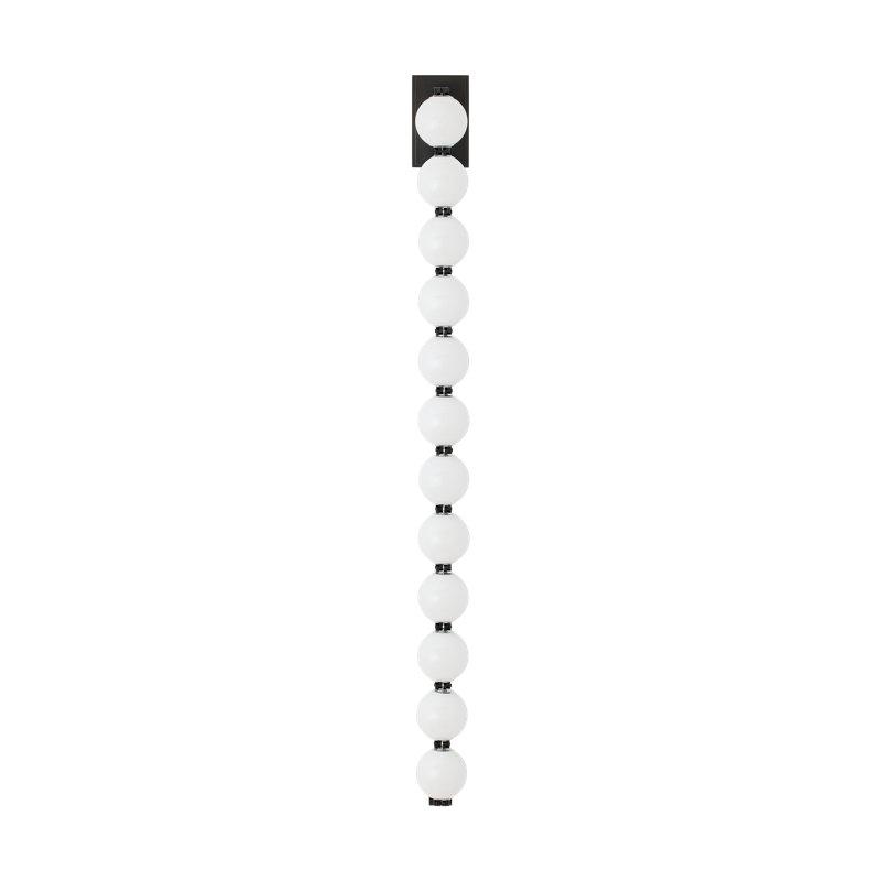 Perle 1 - Light LED Flush Mounted Sconce, 2700, Dark Bronze, 40.3" H x 3.1 " W x 3" D
