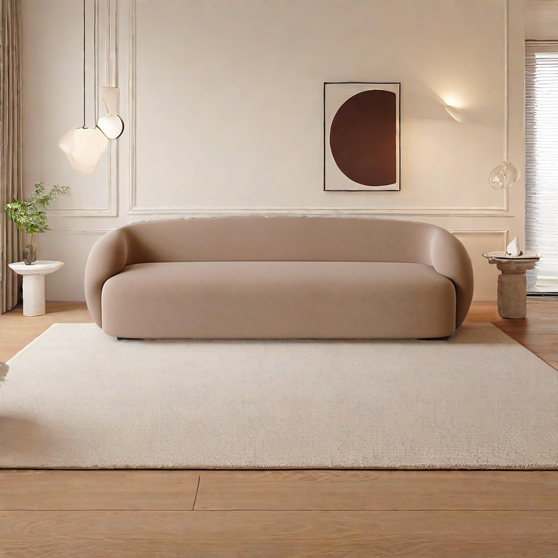 Banc rembourré Runiya Leathaire, Brun