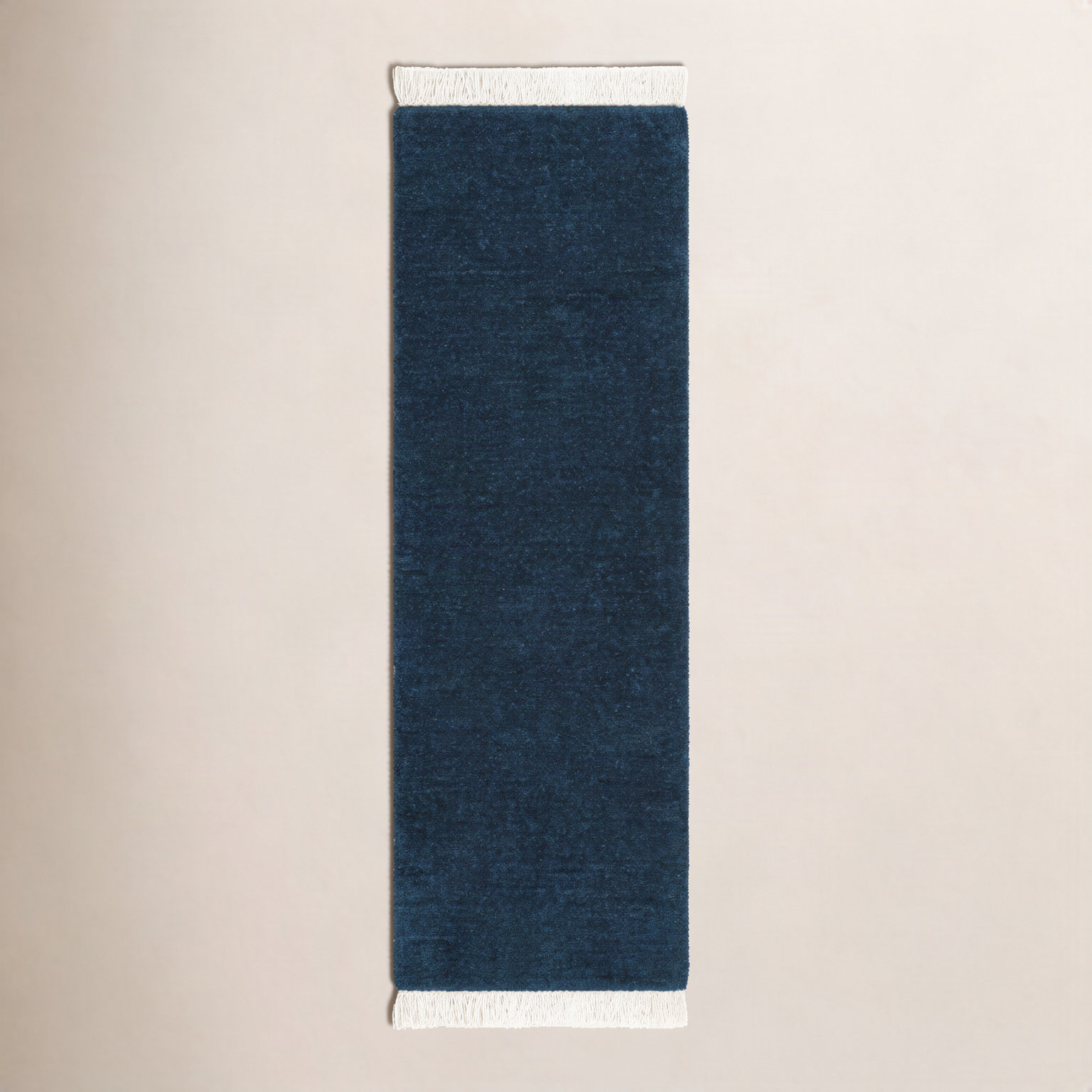 Clio Hand-Woven Blue Rug, Runner 3' x 10'