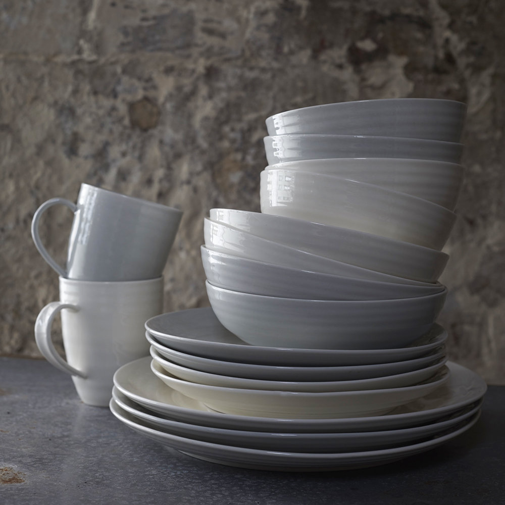 Daniel Smith Porcelain Pasta Bowl, Smoke