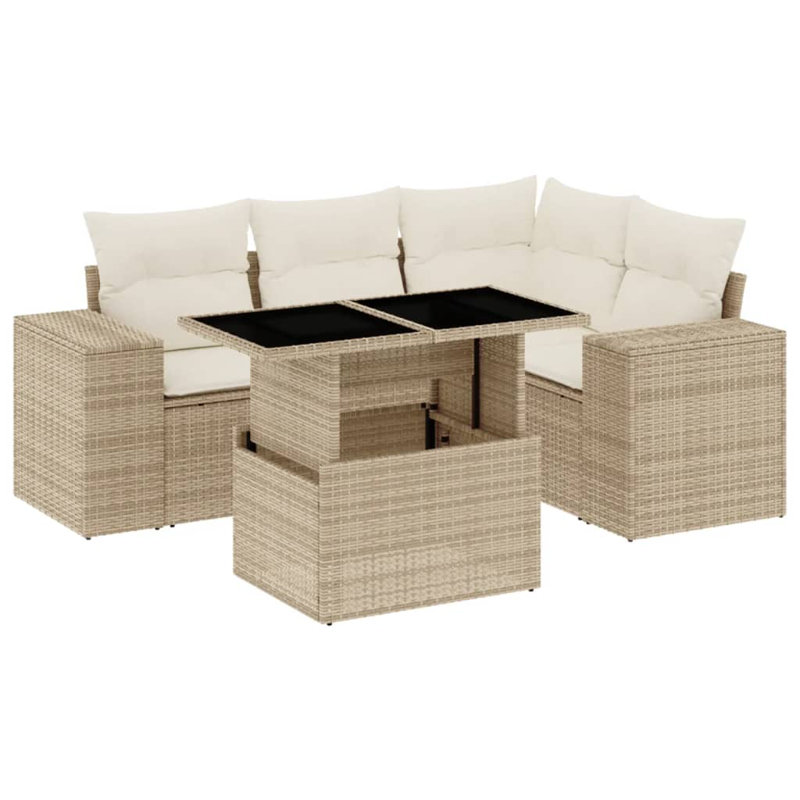 Ensemble de canapé de jardin Vidaxl