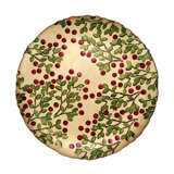 Cranberry Glass Handmade Platter