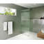 Gaia 30 in. x 78 in. Frameless Fluted Single Fixed Shower Panel-958870073