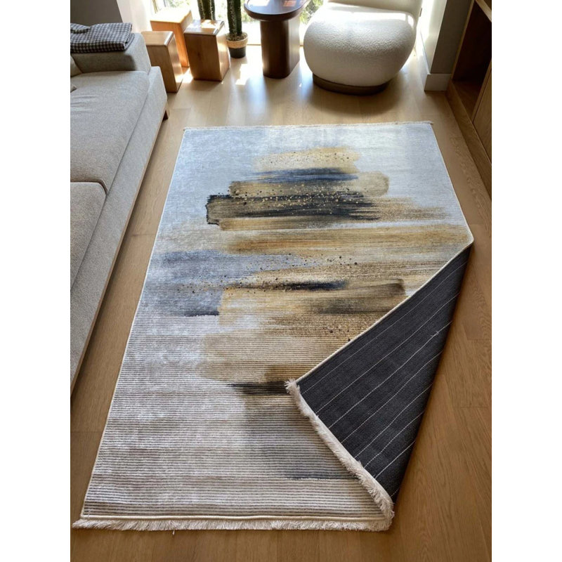 Tapis Matarranz avec envers antidérapant, Rectangle 5 pi 11 po x 10 pi 6 po