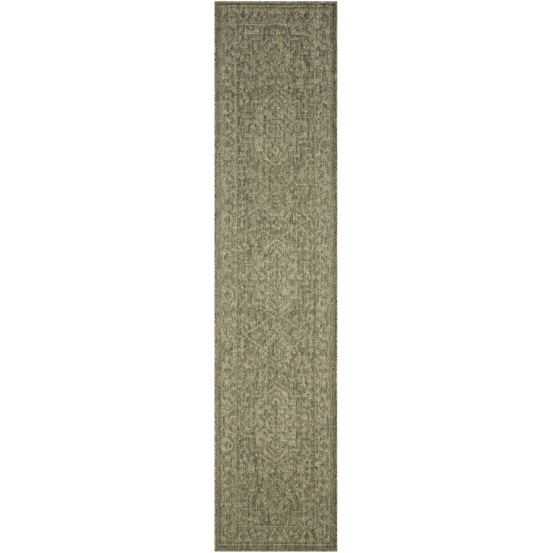 Tulum Persian Indoor/Outdoor Area Rug, Runner 2'2" x 10'