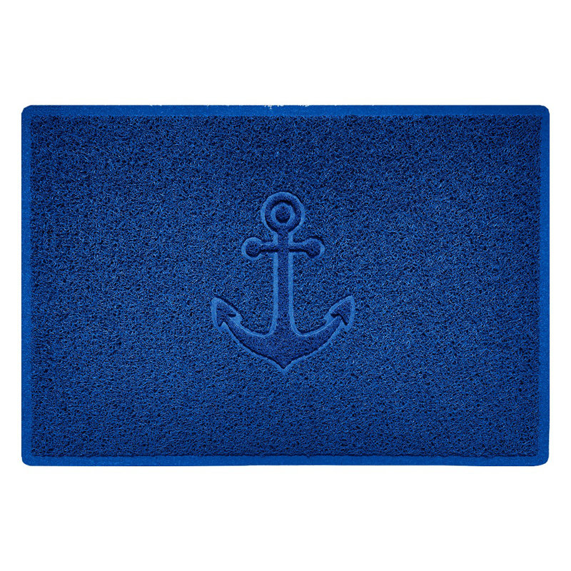 Non-Slip Indoor Door Mat, 1.2cm H x 90cm W x 60cm L, Blue