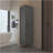 Hagi 71" Tall  Four-Tier Shelf One-Door Linen Shaker Cabinet
