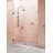 Illume 55.75 in. x 78 in. Fully Frameless Wall Hinge Shower Door-48169188