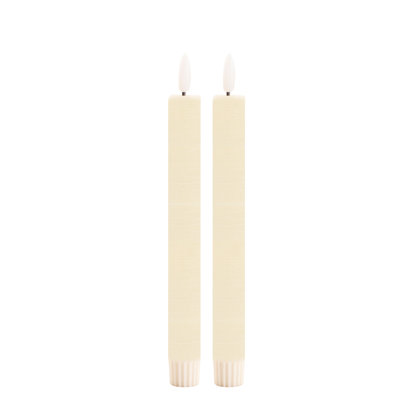 Bougie conique ivoire FIA Wick