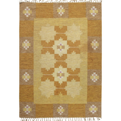 Vintage One-of-a-Kind Rectangle 5'6" X 7'8" Flatweave Area Rug